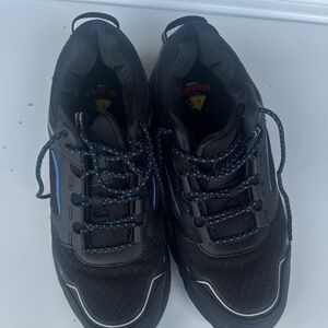 Sleek Black and Blue Men's Athletic Sneakers size 10 herman survivors